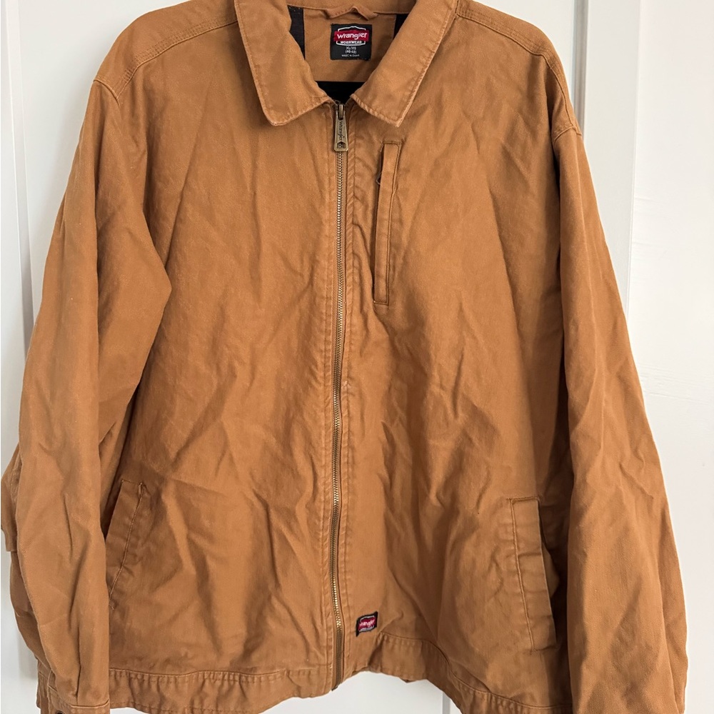 Wrangler Men's Tan Lightweight Worker’s Jacket